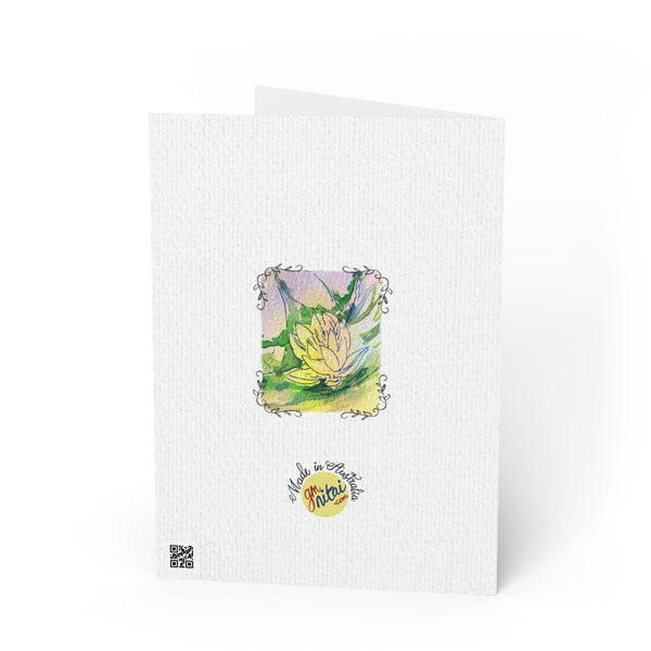 Lotus Swirl Greeting Cards