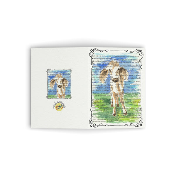 Calf Greeting Card