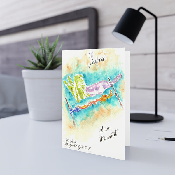 ‘Purifying Wind’ Greeting Card