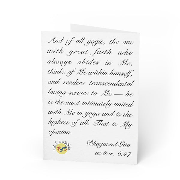 ‘Yogi Mantra’ Greeting Card