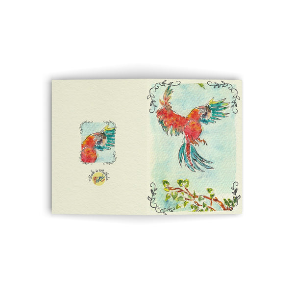 Parrot Greeting Card