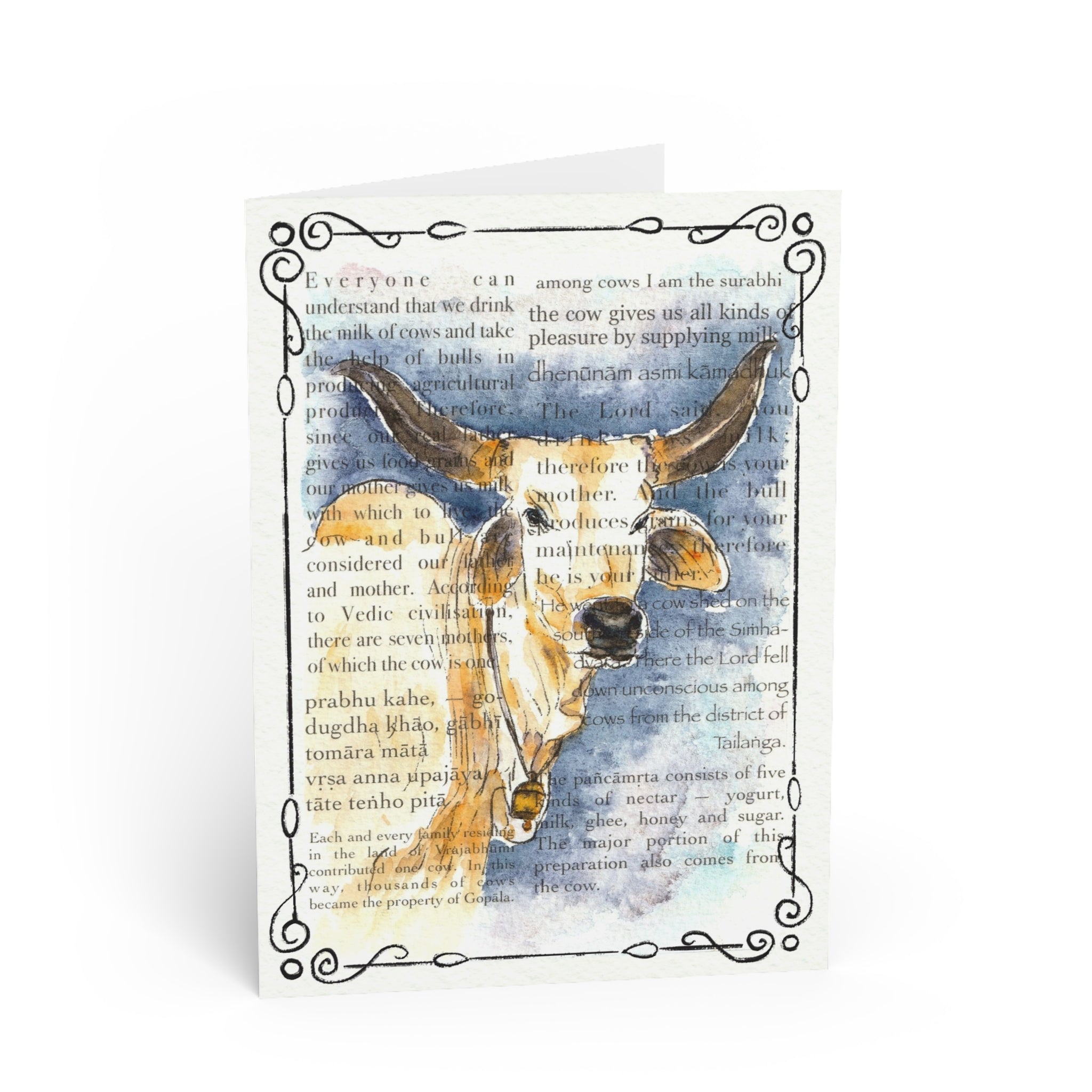 Father Bull Greeting Card