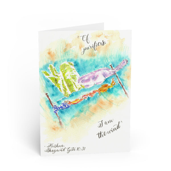 ‘Purifying Wind’ Greeting Card