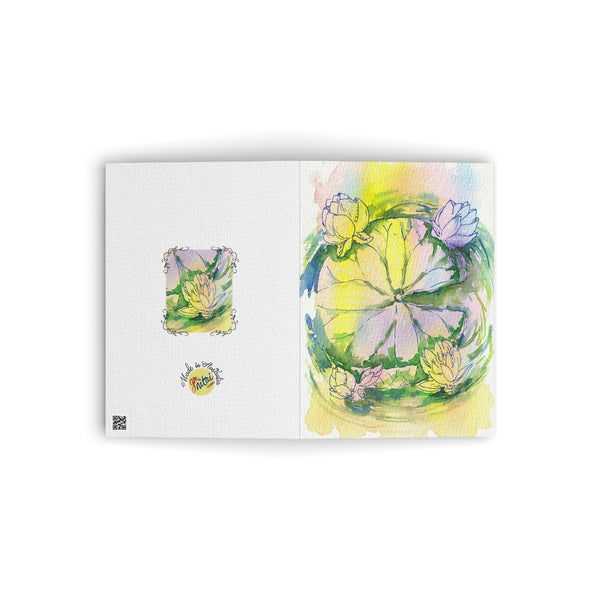 Lotus Swirl Greeting Cards