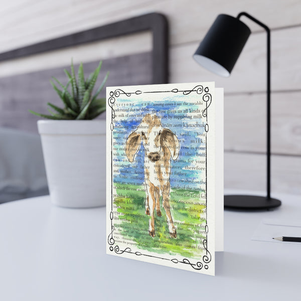 Calf Greeting Card