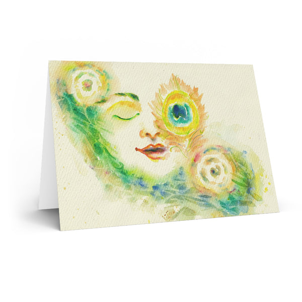 Peacock Dream Greeting Card