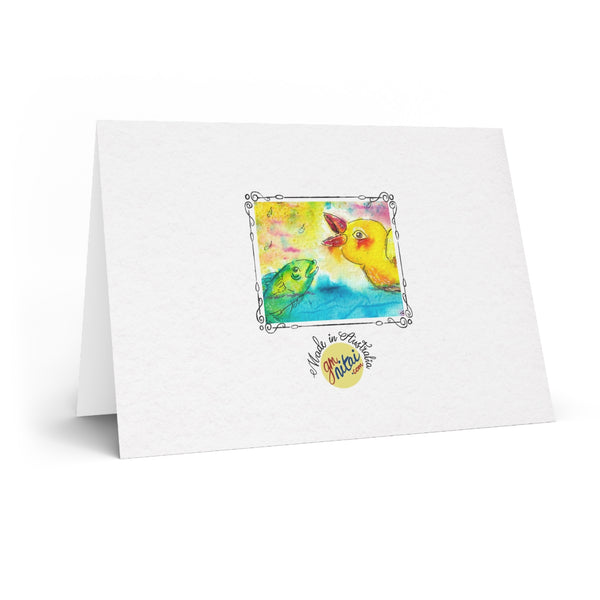 Rain Frenzy Greeting Card