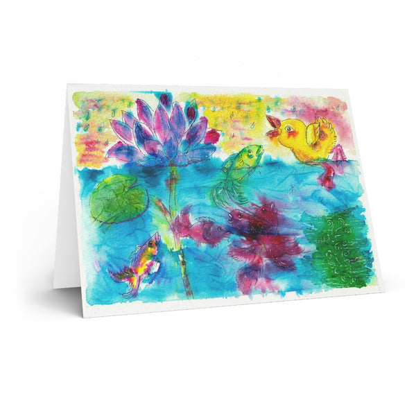 Rain Frenzy Greeting Card