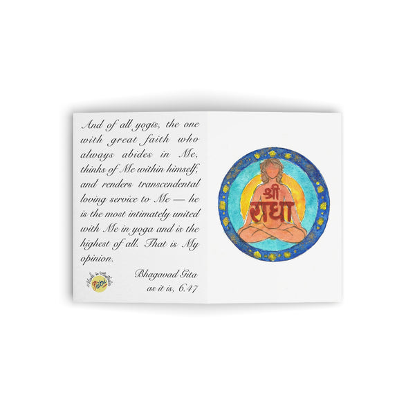 ‘Yogi Mantra’ Greeting Card