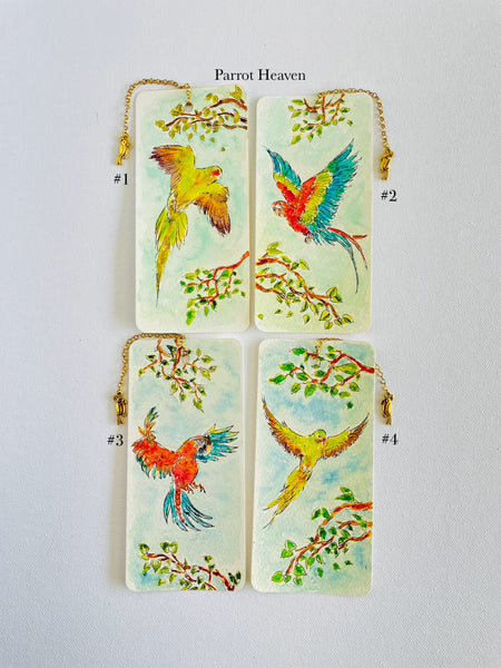 ‘Parrot Heaven’ bookmarks