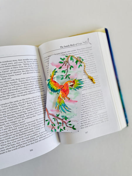 ‘Parrot Rapture’ bookmarks