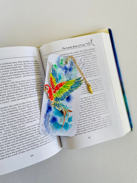 ‘Parrot Rapture’ bookmarks