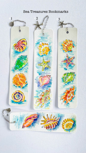 Sea Treasures Bookmarks