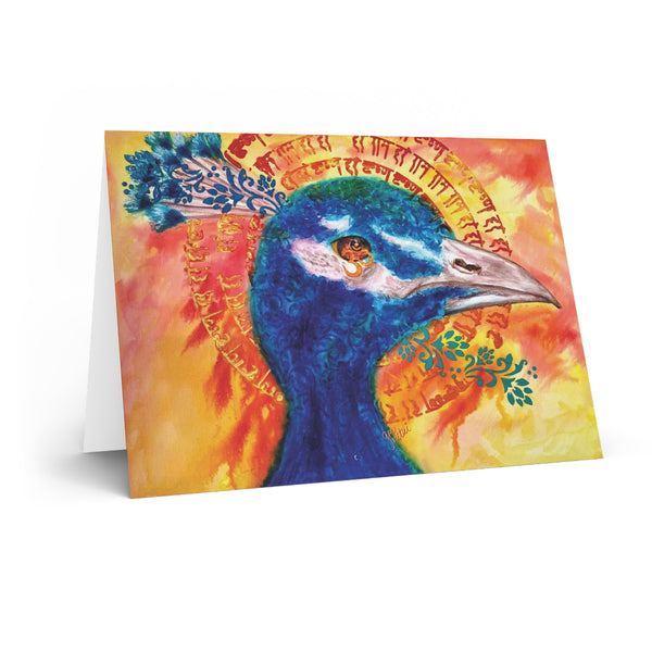 Peacock’s Prayer Greeting Card