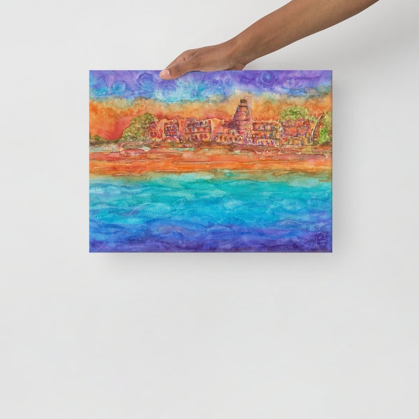 ‘Kesi Ghat’ Thin canvas