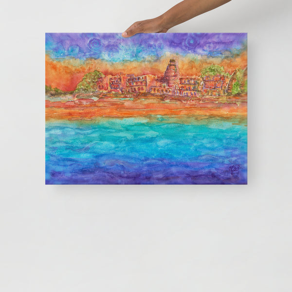 ‘Kesi Ghat’ Thin canvas