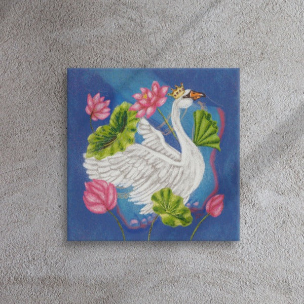 ‘Royal Swan’ Thin canvas