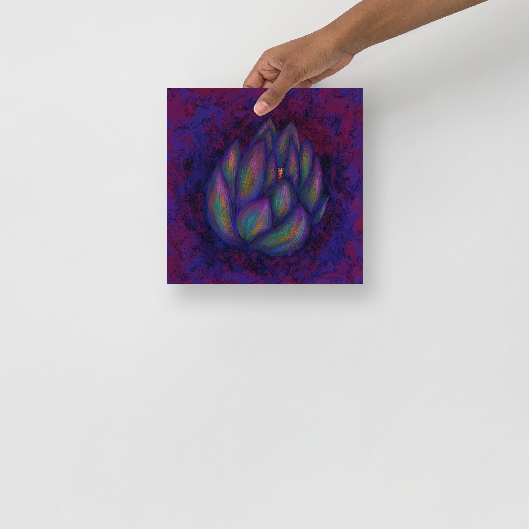 ‘Purple Lotus’ Poster