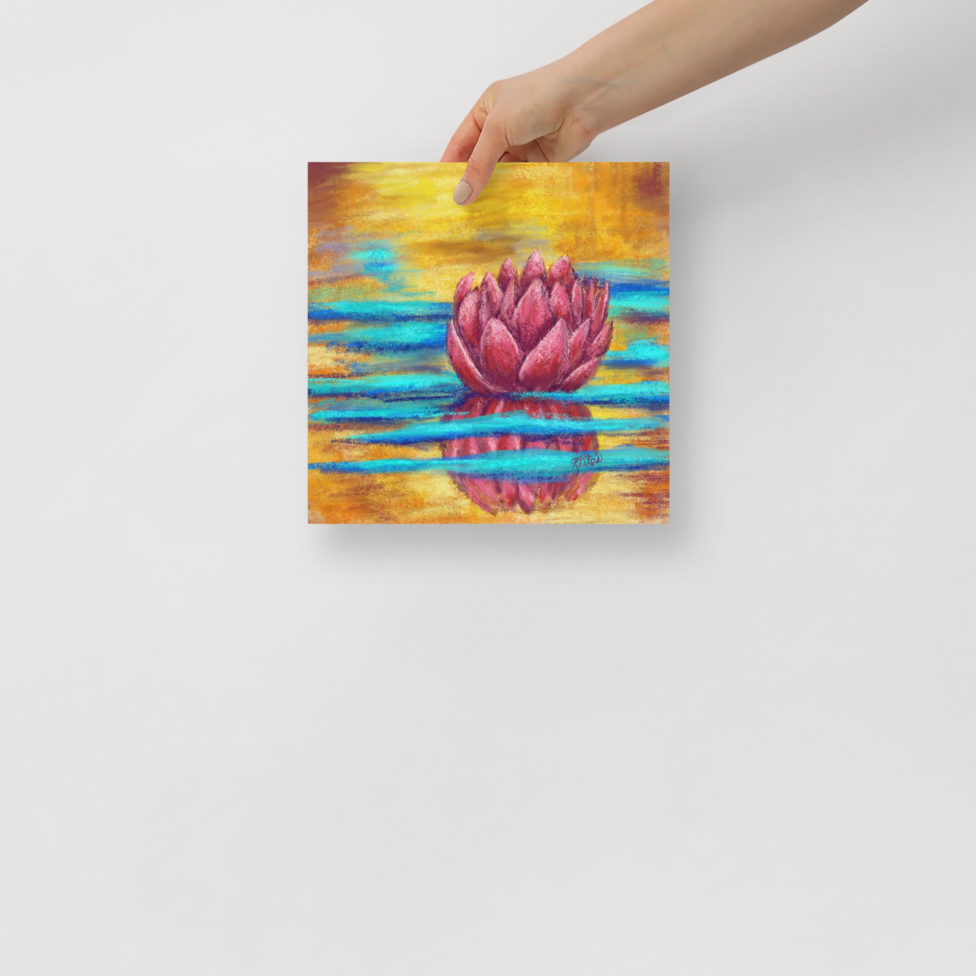 ‘Lotus Pastel’ Poster