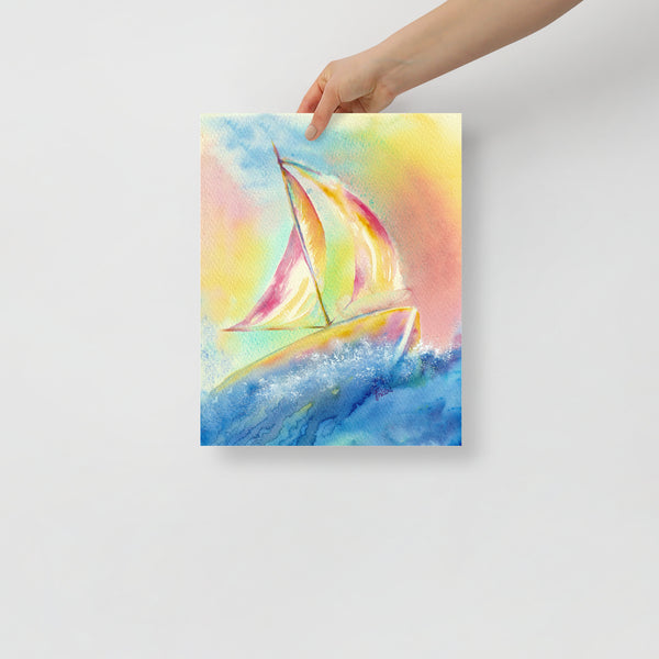 ‘Happy Sailing’ Poster