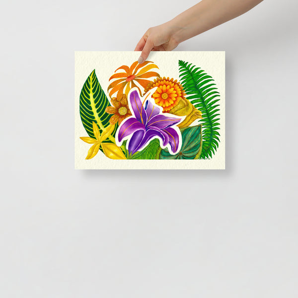 ‘Tropical Bouquet’ Poster