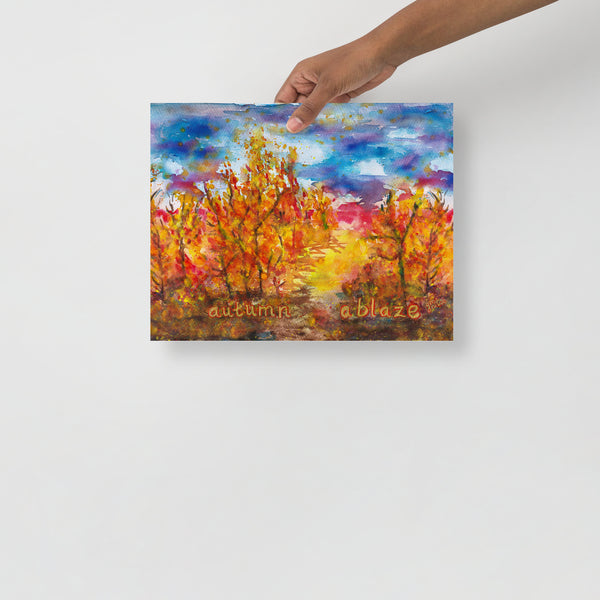 ‘Autumn Ablaze’ Poster