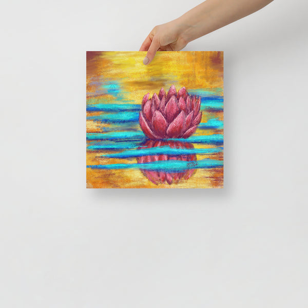 ‘Lotus Pastel’ Poster