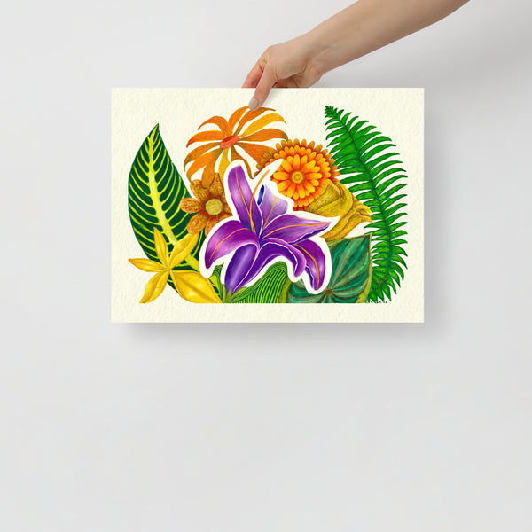 ‘Tropical Bouquet’ Poster