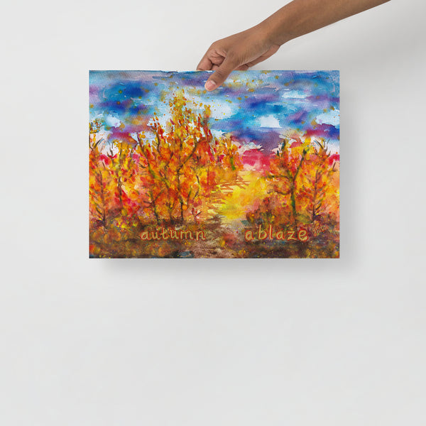 ‘Autumn Ablaze’ Poster