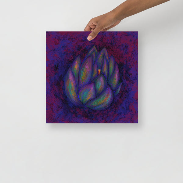 ‘Purple Lotus’ Poster