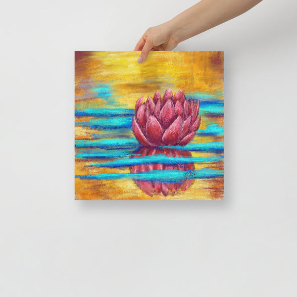 ‘Lotus Pastel’ Poster