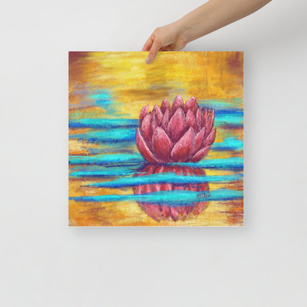 ‘Lotus Pastel’ Poster