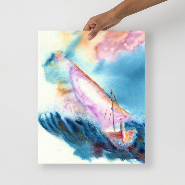 ‘Beau Bateau’ Poster