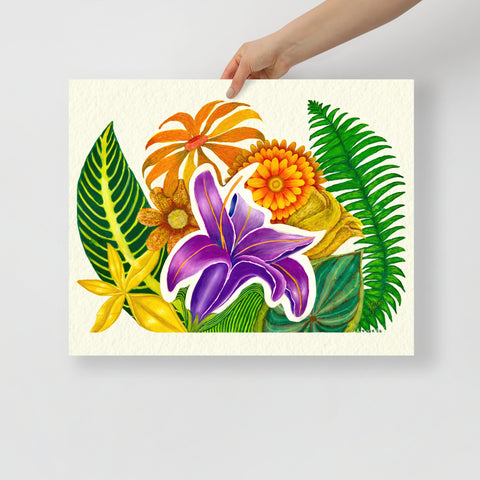 ‘Tropical Bouquet’ Poster