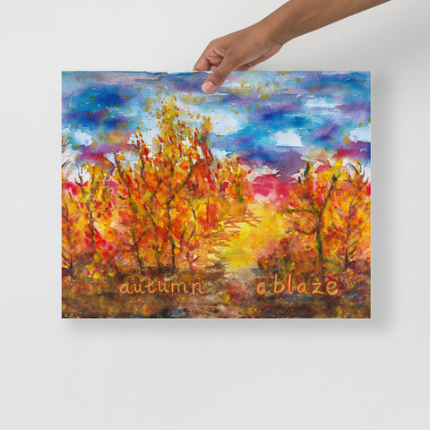 ‘Autumn Ablaze’ Poster