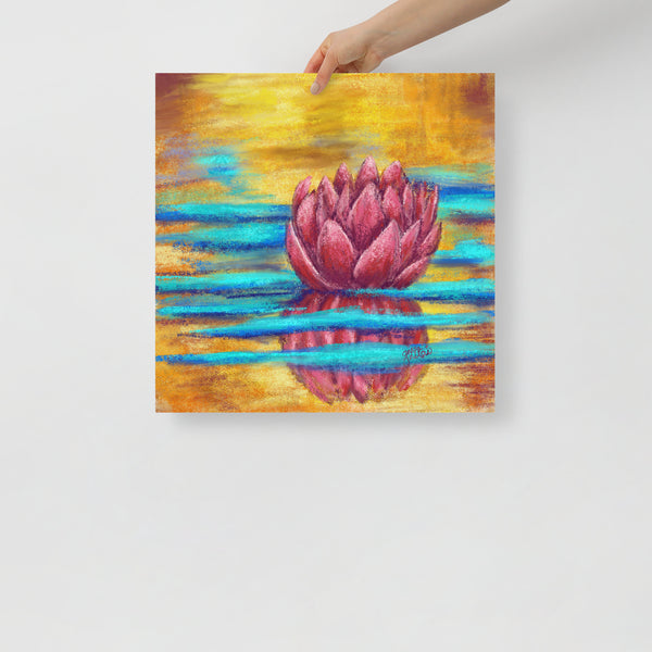 ‘Lotus Pastel’ Poster