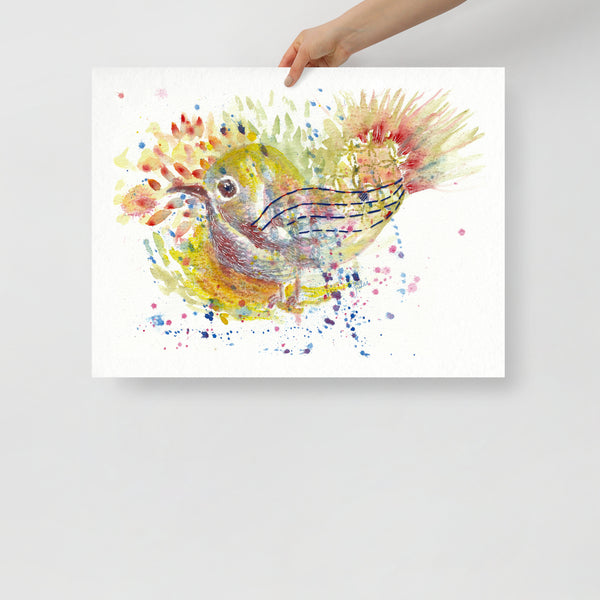 ‘Joyous Bird’ Poster