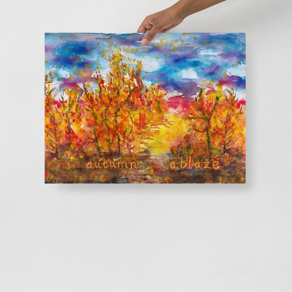 ‘Autumn Ablaze’ Poster