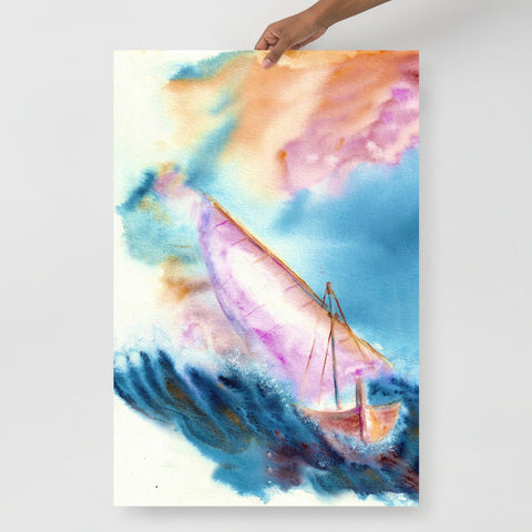 ‘Beau Bateau’ Poster