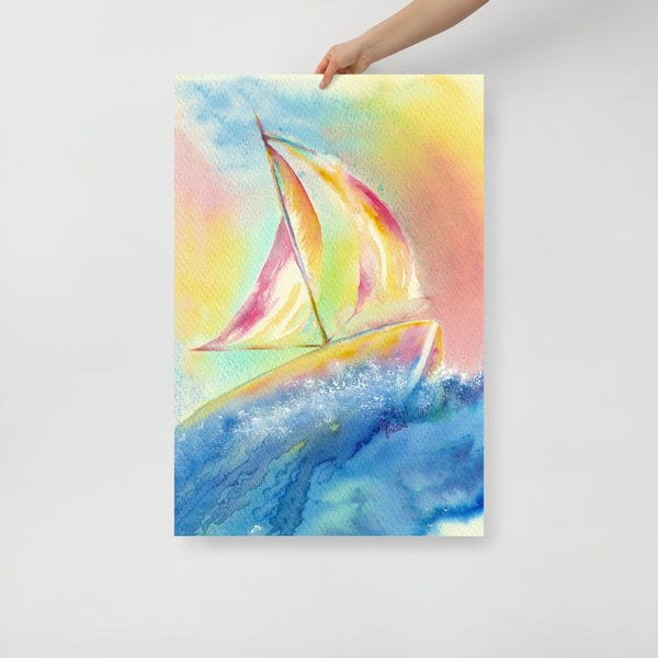 ‘Happy Sailing’ Poster