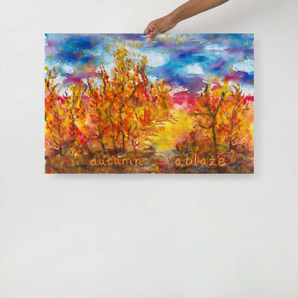 ‘Autumn Ablaze’ Poster