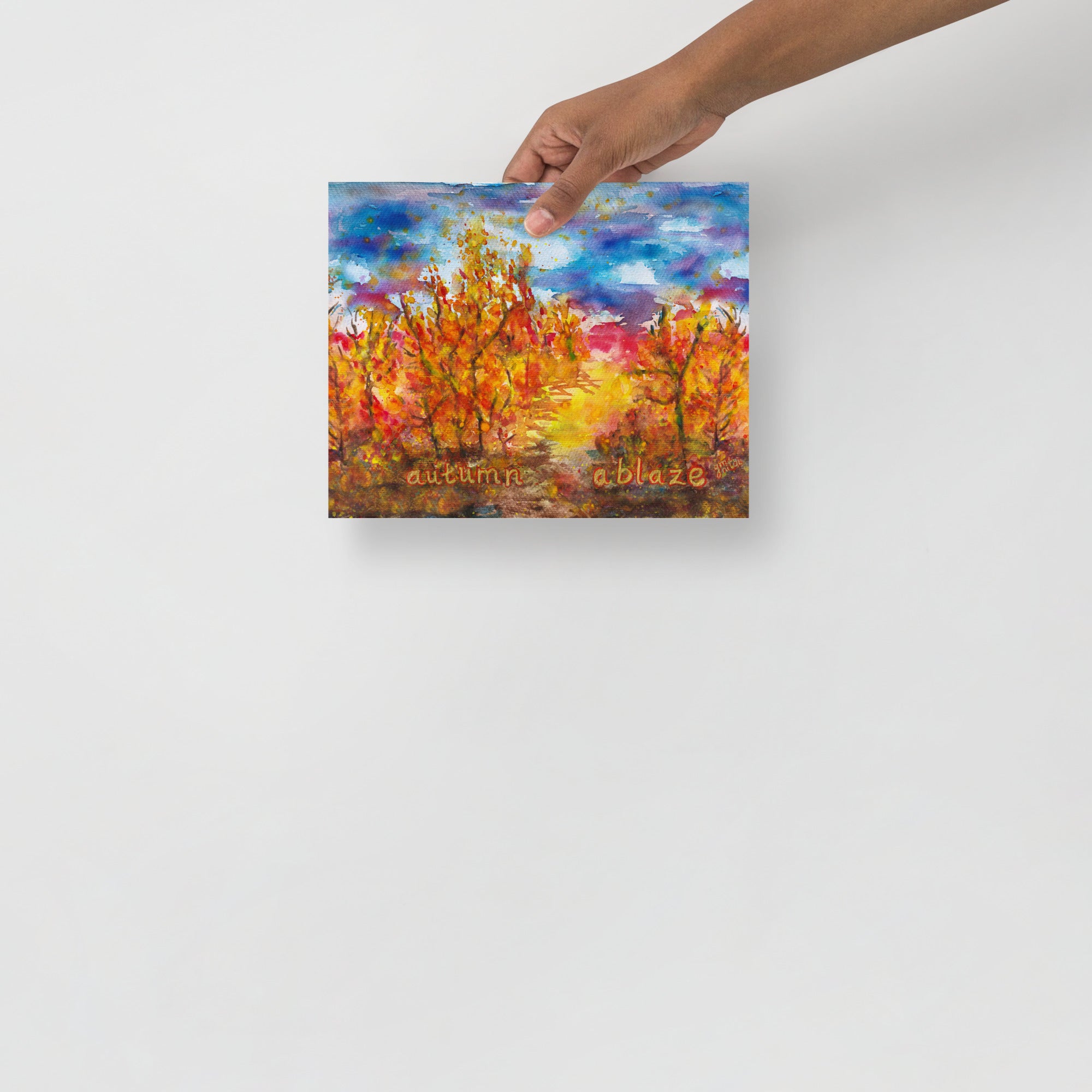 ‘Autumn Ablaze’ Poster