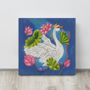 ‘Royal Swan’ Thin canvas