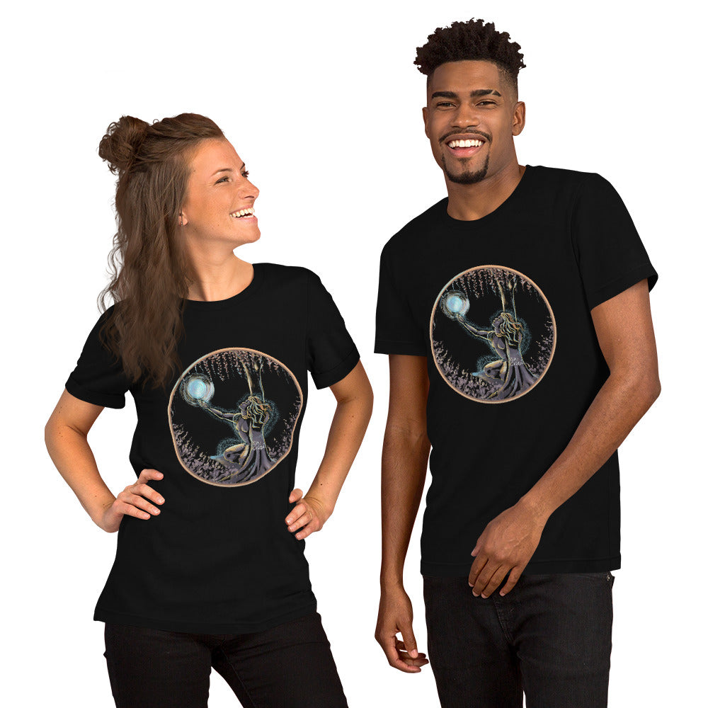 Dark ‘Moon Mood’ unisex t-shirt