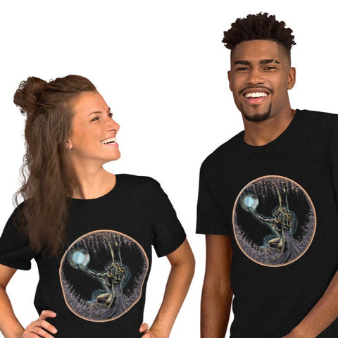 Dark ‘Moon Mood’ unisex t-shirt