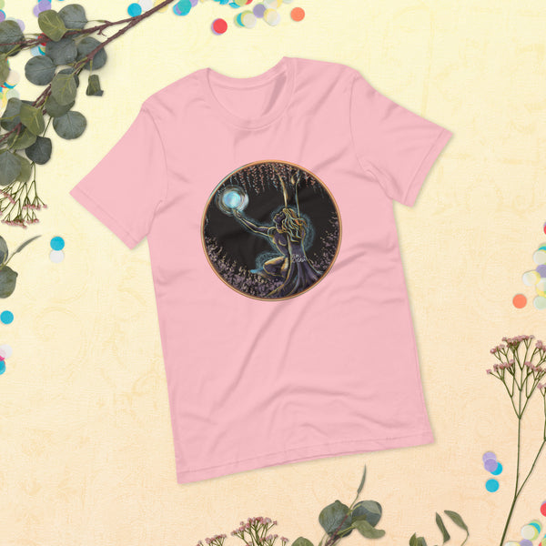 Bright ‘Moon Mood’ unisex t-shirt